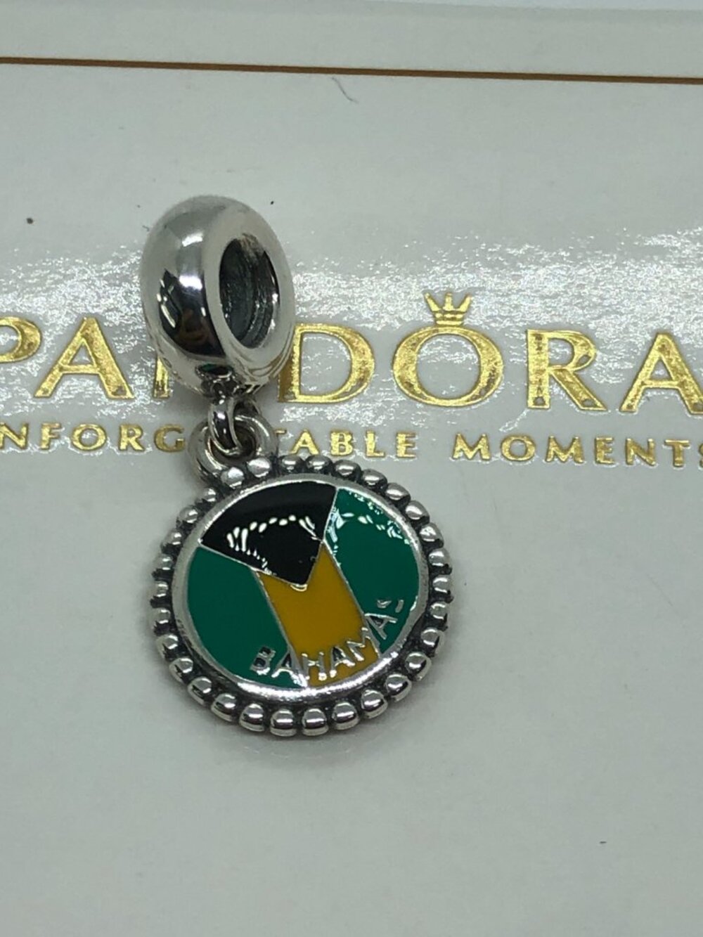 ✨🔥Pandora Bahamas flag Exclusive charm S925 Silver with box